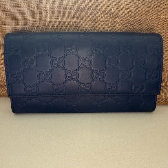 Gucci Handbags - Gucci Guccissima Leather Long Wallet